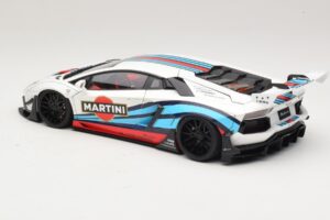 Lamborghini Aventador LB Works Martini Livery AUTOart 1:18 79185 コンポジット - 画像 7/8