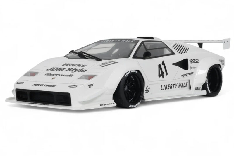 Lamborghini Countach LB-Works ホワイト GT Spirit 1:18 Z356-WH レジン