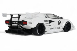 Lamborghini Countach LB-Works ホワイト GT Spirit 1:18 Z356-WH レジン - 画像 2/5