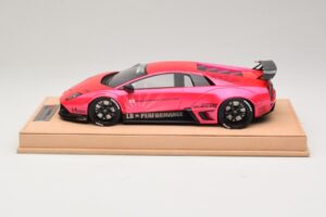 Lamborghini Murcielago Liberty Walk グロスピンク AB Models 1:18 REMC044 レジン - 画像 3/7