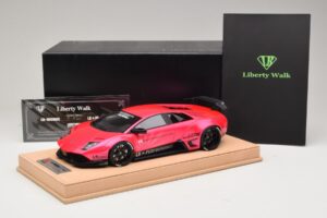 Lamborghini Murcielago Liberty Walk グロスピンク AB Models 1:18 REMC044 レジン - 画像 7/7