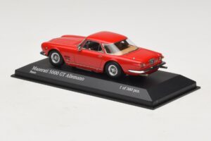 Maserati 5000 GT Allemano レッド Minichamps 1:43 437123321 メタル - 画像 3/4
