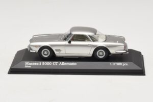 Maserati 5000 GT Allemano シルバー Minichamps 1:43 437123324 メタル