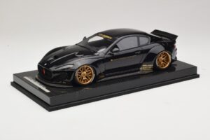 Maserati GranTurismo Liberty Walk ブラック ゴールドホイール AB Models 1:18 MAS-LB08-C レジン