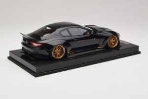 Maserati GranTurismo Liberty Walk ブラック ゴールドホイール AB Models 1:18 MAS-LB08-C レジン - 画像 2/7