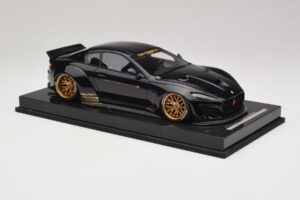 Maserati GranTurismo Liberty Walk ブラック ゴールドホイール AB Models 1:18 MAS-LB08-C レジン - 画像 4/7