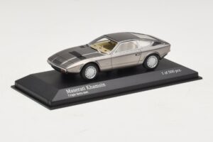 Maserati Khamsin Grey Metallic Minichamps 1:43 437123220 メタル - 画像 2/4
