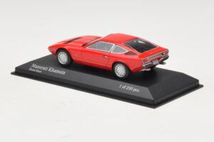 Maserati Khamsin レッド Minichamps 1:43 437123224 メタル - 画像 3/4