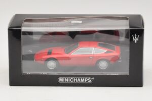 Maserati Khamsin レッド Minichamps 1:43 437123224 メタル - 画像 4/4
