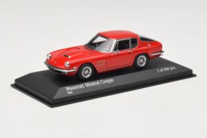 Maserati Mistral レッド Minichamps 1:43 437123424 メタル - 画像 2/4