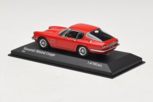 Maserati Mistral レッド Minichamps 1:43 437123424 メタル - 画像 3/4