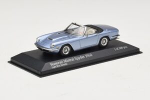 Maserati Mistral Spyder Light Blue Metallic Minichamps 1:43 437123432 メタル - 画像 2/4