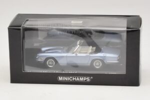 Maserati Mistral Spyder Light Blue Metallic Minichamps 1:43 437123432 メタル - 画像 4/4