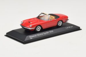 Maserati Mistral Spyder レッド Minichamps 1:43 437123430 メタル - 画像 2/4
