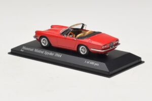 Maserati Mistral Spyder レッド Minichamps 1:43 437123430 メタル - 画像 3/4