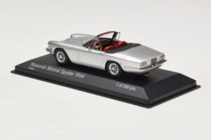 Maserati Mistral Spyder シルバー Minichamps 1:43 437123431 メタル - 画像 3/4