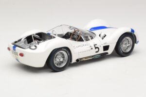 Maserati Tipo 61 #5 S. Moss / D. Gurney Camoradi ADAC 1000km Nurburgring Winner 1960 Minichamps 1:18 100601205 メタル - 画像 3/8