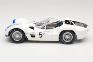 Maserati Tipo 61 #5 S. Moss / D. Gurney Camoradi ADAC 1000km Nurburgring Winner 1960 Minichamps 1:18 100601205 メタル - 画像 4/8