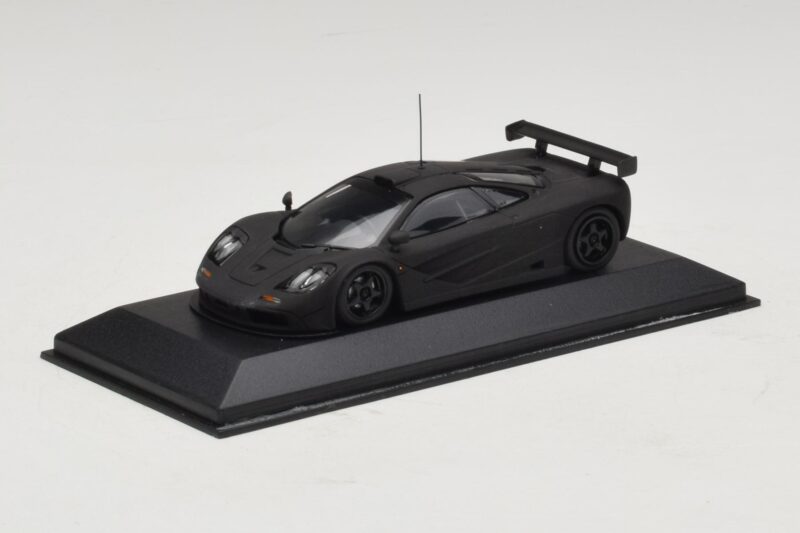 McLaren F1 GTR Prototype マットブラック ブラックホイール付き Minichamps 1:43 MCLAREN009 メタル