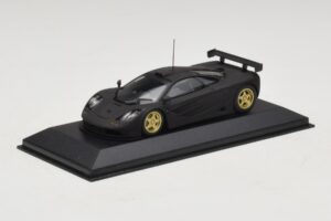 McLaren F1 GTR Prototype マットブラック ゴールドホイール付き Minichamps 1:43 MCLAREN008 メタル