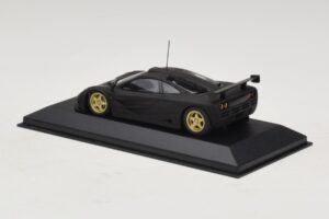 McLaren F1 GTR Prototype マットブラック ゴールドホイール付き Minichamps 1:43 MCLAREN008 メタル - 画像 2/4