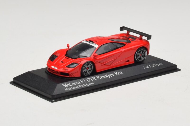 McLaren F1 GTR Prototype World Special レッド Minichamps 1:43 MCLAREN007 メタル