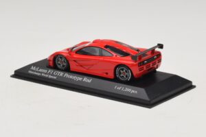 McLaren F1 GTR Prototype World Special レッド Minichamps 1:43 MCLAREN007 メタル - 画像 2/4