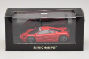 McLaren F1 GTR Prototype World Special レッド Minichamps 1:43 MCLAREN007 メタル - 画像 4/4
