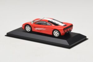 McLaren F1 レッド ホワイトストライプ Minichamps 1:43 MCLAREN005 メタル - 画像 2/4