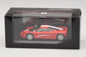 McLaren F1 レッド ホワイトストライプ Minichamps 1:43 MCLAREN005 メタル - 画像 4/4
