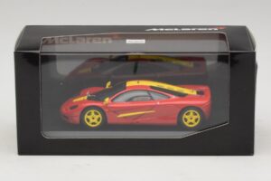 McLaren F1 レッド イエローストライプ Minichamps 1:43 MCLAREN006 メタル - 画像 4/4
