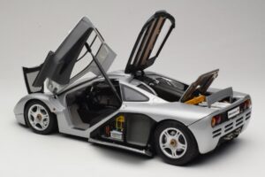 McLaren F1 シルバー Minichamps 1:12 530133123 メタル - 画像 5/8