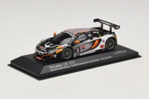 McLaren MP4-12C GT3 #5 Boutsen Racing Guilvert / Dermont 24 Hours of Spa 2013 Minichamps 1:43 437131305 メタル - 画像 2/4
