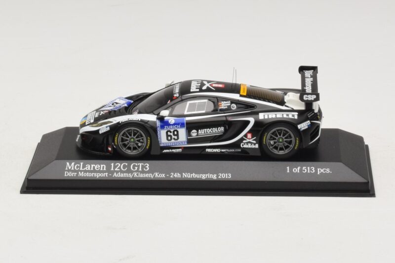 McLaren MP4-12C GT3 #69 Dorr Motorsport Adams / Klasen 24 Hours of Nurburgring 2014 Minichamps 1:43 437131399 メタル