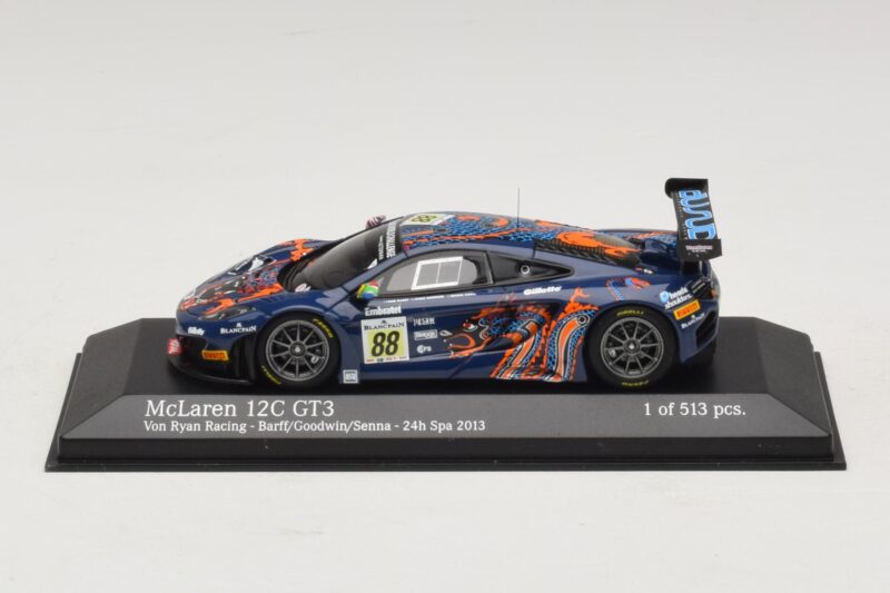 McLaren MP4-12C GT3 #88 Von Ryan Racing Barff / Goodwin 24 Hours of Spa 2013 Minichamps 1:43 437131388 メタル