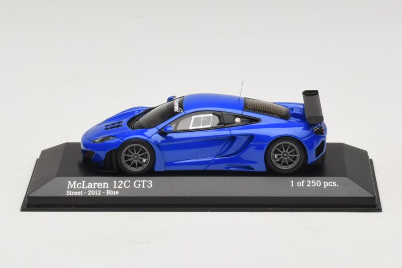 McLaren MP4-12C GT3 Street ブルー Minichamps 1:43 437121397 メタル
