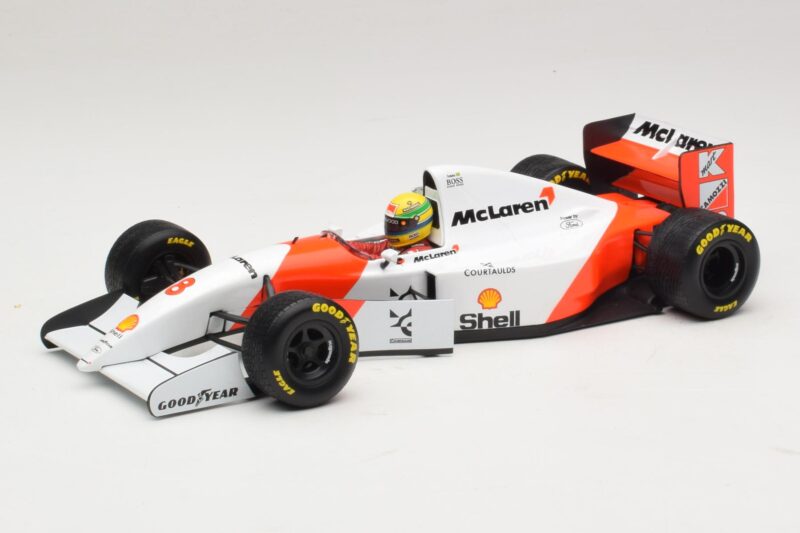 McLaren MP4/8 Ford #8 A. Senna Winner European GP 1993 Minichamps 1:18 540931818 メタル