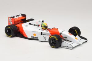 McLaren MP4/8 Ford #8 A. Senna Winner European GP 1993 Minichamps 1:18 540931818 メタル - 画像 7/7
