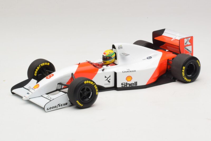 McLaren MP4/8 Ford #8 A. Senna Winner Japanese GP 1993 Minichamps 1:18 540931878 メタル