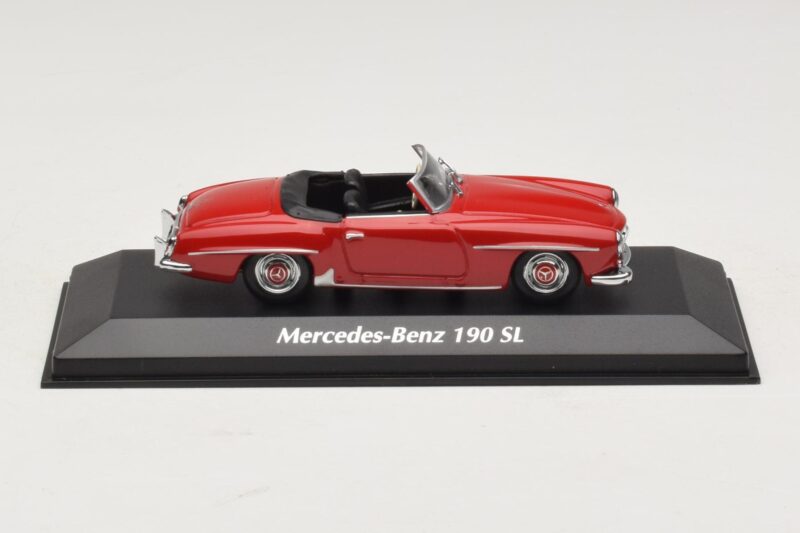 Mercedes 190 SL レッド Maxichamps 1:43 940033131-O メタル