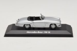 Mercedes 190 SL W121 シルバー Maxichamps 1:43 940033130 メタル