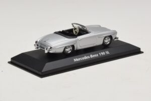 Mercedes 190 SL W121 シルバー Maxichamps 1:43 940033130 メタル - 画像 2/4