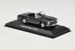 Mercedes 230 SL W113 グレー Maxichamps 1:43 94003231 メタル - 画像 3/4