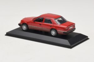 Mercedes 300D W124 Turbo レッド Minichamps 1:43 3210 メタル - 画像 3/4