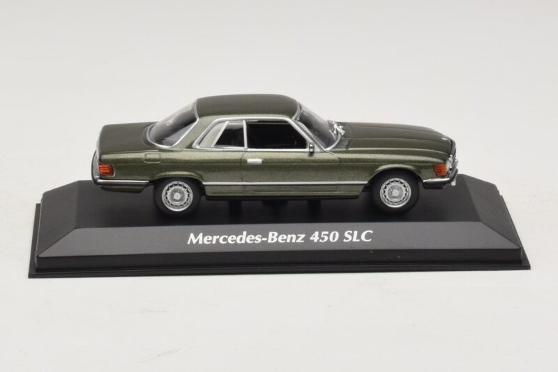 Mercedes 450 SLC C107 ダークグリーンメタリック Maxichamps 1:43 940033420 メタル