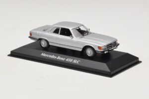 Mercedes 450 SLC C107 シルバー Maxichamps 1:43 940033421 メタル - 画像 3/4