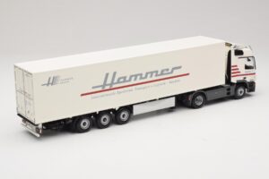 Mercedes Actros 1844LS Koffersattelzug Hammer Aachen Minichamps 1:43 499039105 メタル - 画像 2/6