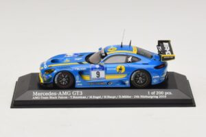 Mercedes AMG GT3 Black Falcon #9 Y. Buurman / M. Engel 24 Hours of Nurburgring 2016 Minichamps 1:43 437163009 メタル