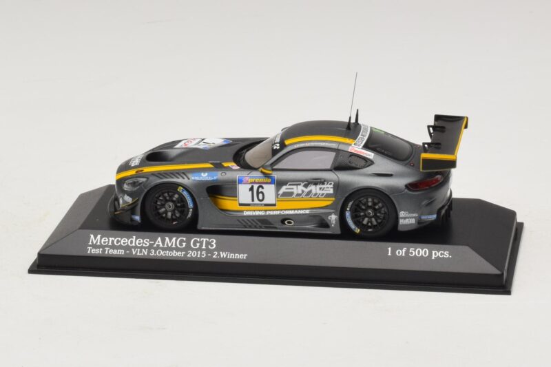Mercedes AMG GT3 Test Team #16 VLN Winner 3 October 2015 Minichamps 1:43 437163016 メタル