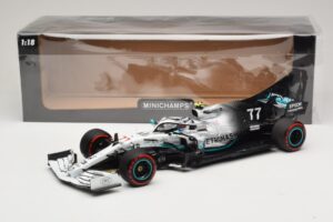 Mercedes AMG Petronas W10 #77 V. Bottas German GP 2019 Minichamps 1:18 110191177 メタル - 画像 6/7
